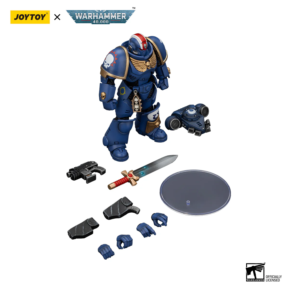 Ultramarines Heroes of the Chapter Primaris Lieutenant Erastus Warhammer 40k 1/18 Figurka 20 cm - Image 7