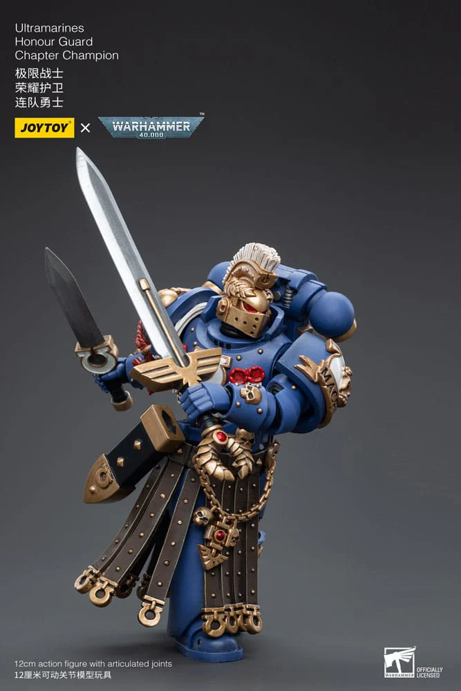 Ultramarines Honour Guard Chapter Champion Warhammer 40k 1/18 Figurka 12 cm - Image 10