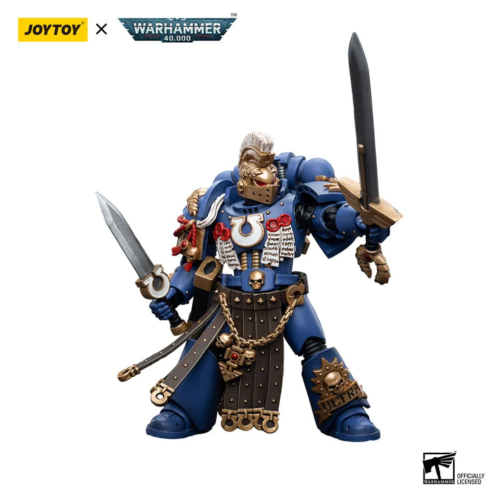 Ultramarines Honour Guard Chapter Champion Warhammer 40k 1/18 Figurka 12 cm - Image 3