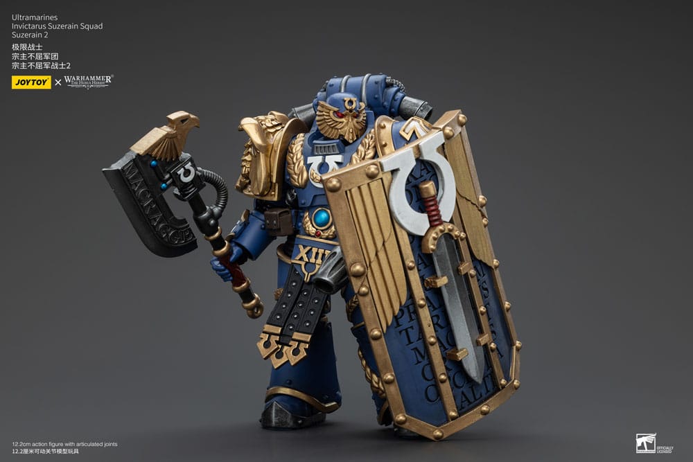 Ultramarines Invictarus Suzerain Squad Suzerain 2 Warhammer The Horus Heresy 1/18 Figurka 12 cm - Image 2