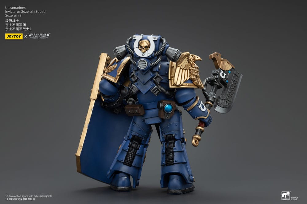 Ultramarines Invictarus Suzerain Squad Suzerain 2 Warhammer The Horus Heresy 1/18 Figurka 12 cm - Image 3