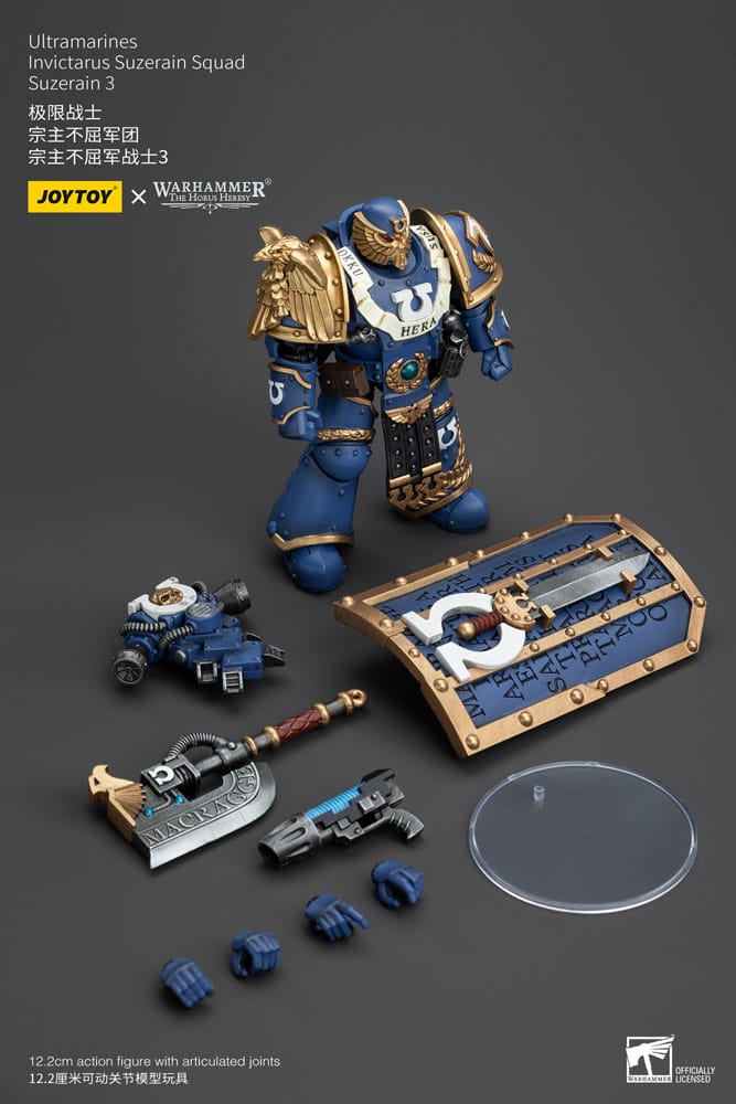 Ultramarines Invictarus Suzerain Squad Suzerain 3 Warhammer The Horus Heresy 1/18 Figurka 12 cm - Image 9