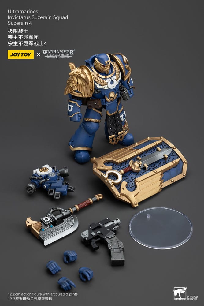 Ultramarines Invictarus Suzerain Squad Suzerain 4 Warhammer The Horus Heresy 1/18 Figurka 12 cm - Image 8