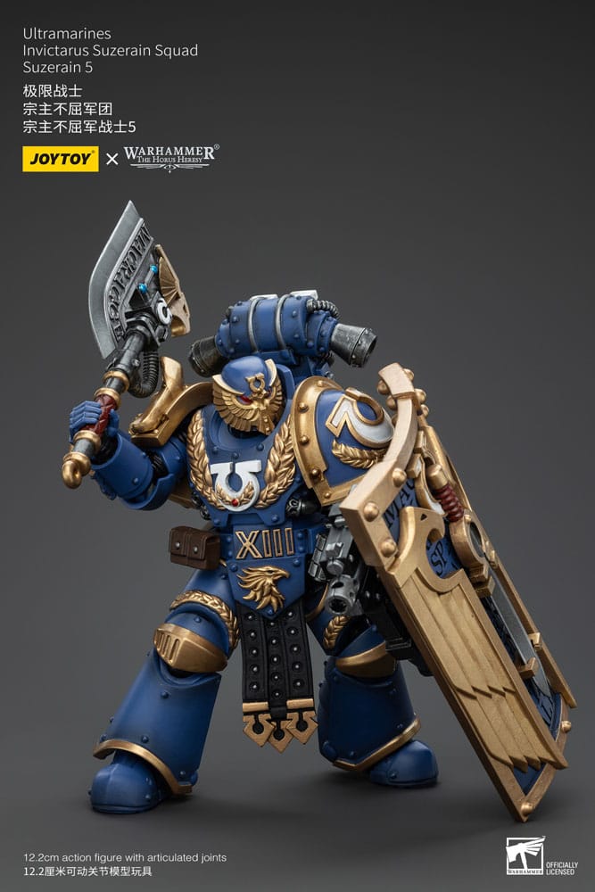 Ultramarines Invictarus Suzerain Squad Suzerain 5 Warhammer The Horus Heresy 1/18 Figurka 12 cm - Image 7