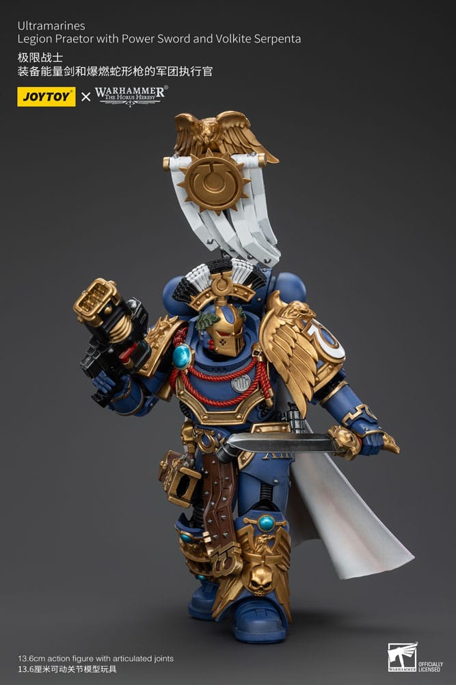 Ultramarines Legion Praetor with Power Sword and Volkite Serpenta Warhammer The Horus Heresy 1/18 Figurka 20 cm - Image 12