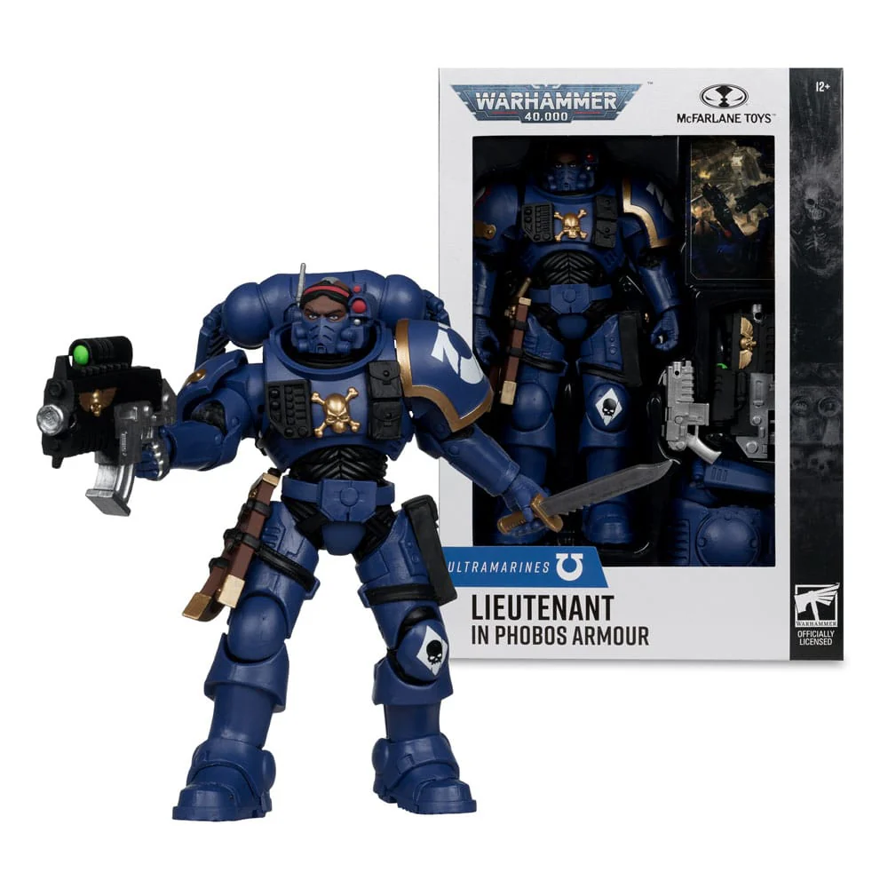 Ultramarines Lieutenant in Phobos Warhammer 40,000 Figurka 18 cm - Image 4