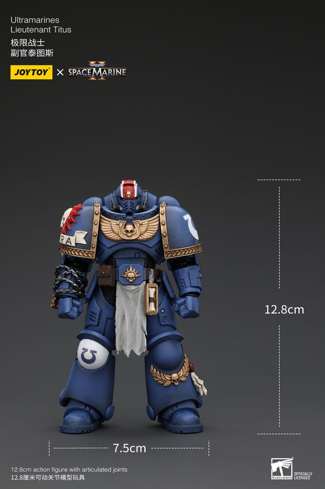 Ultramarines Lieutenant Titus Warhammer 40k 1/18 Figurka 13 cm - Image 10