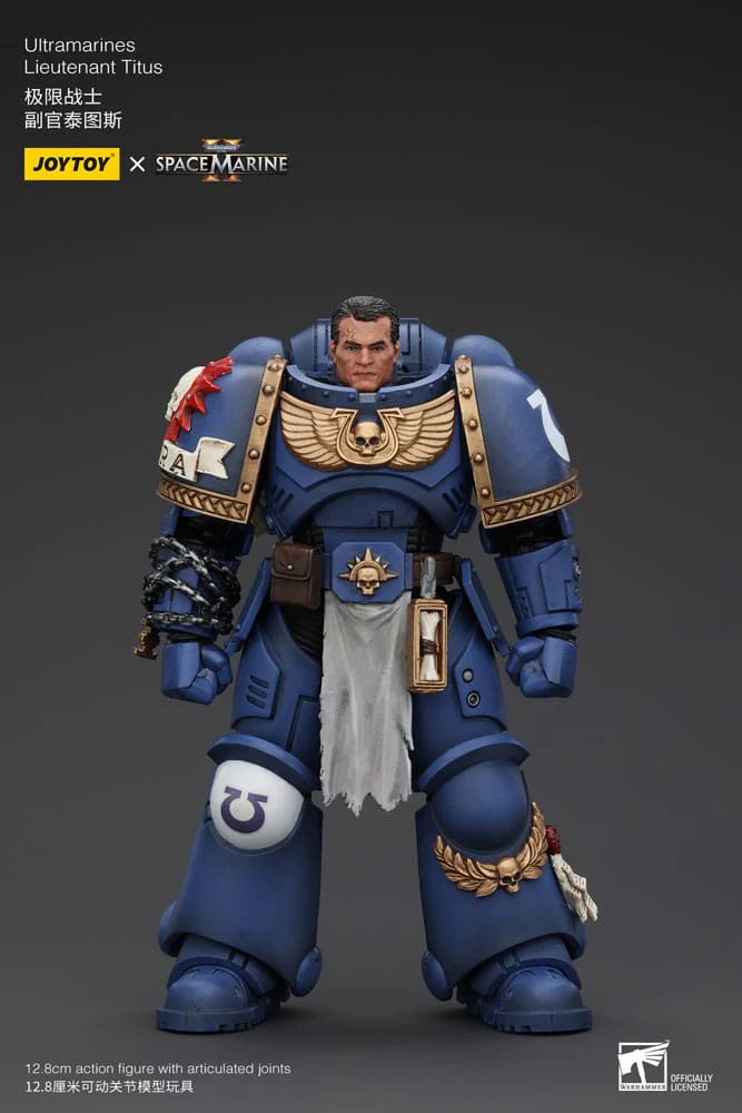 Ultramarines Lieutenant Titus Warhammer 40k 1/18 Figurka 13 cm - Image 2