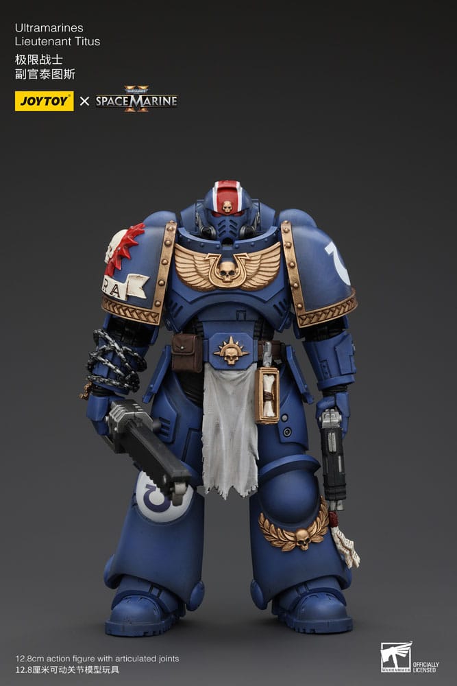 Ultramarines Lieutenant Titus Warhammer 40k 1/18 Figurka 13 cm - Image 3