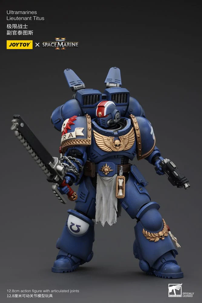 Ultramarines Lieutenant Titus Warhammer 40k 1/18 Figurka 13 cm - Image 7