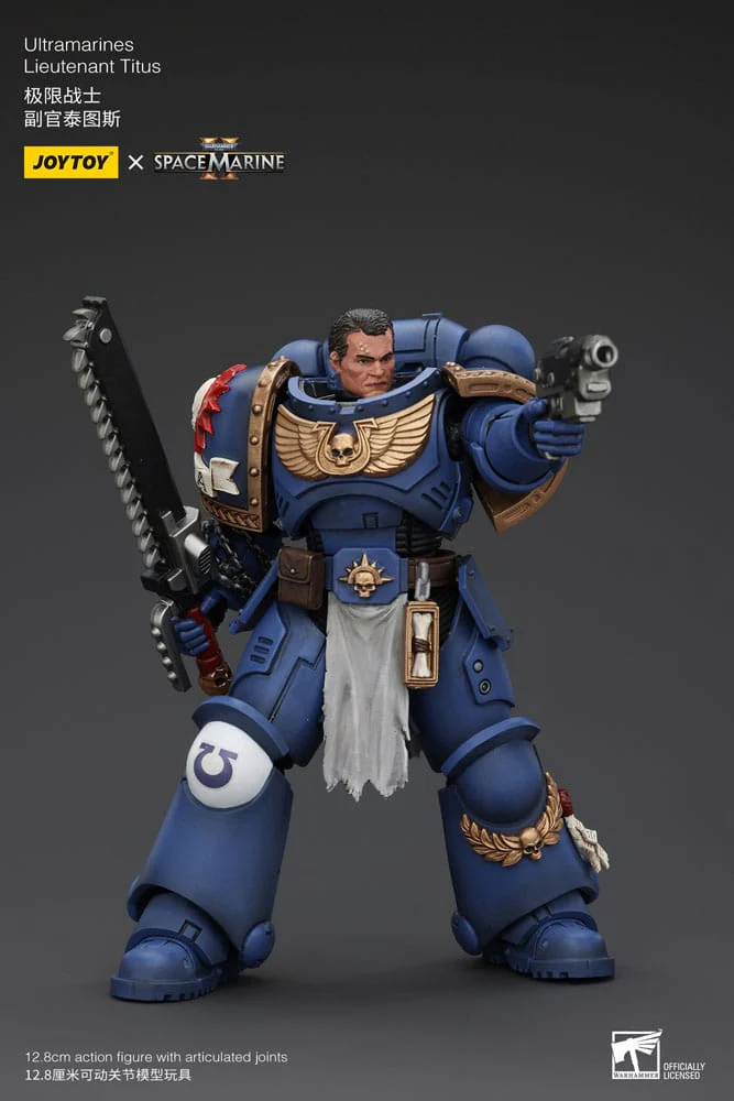 Ultramarines Lieutenant Titus Warhammer 40k 1/18 Figurka 13 cm - Image 9