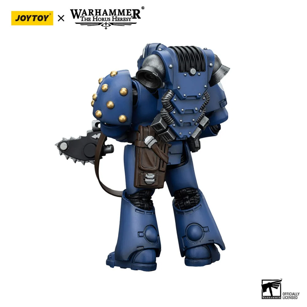 Ultramarines MK VI Tactical Squad Sergeant with Plasma Pistol and Power Sword Warhammer The Horus Heresy 1/18 Figurka 20 cm - Image 11