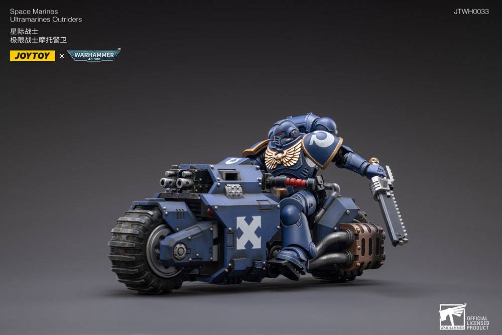 Ultramarines Outrider Bike Warhammer 40k Vehicle 1/18 Figurka 22 cm - Image 4