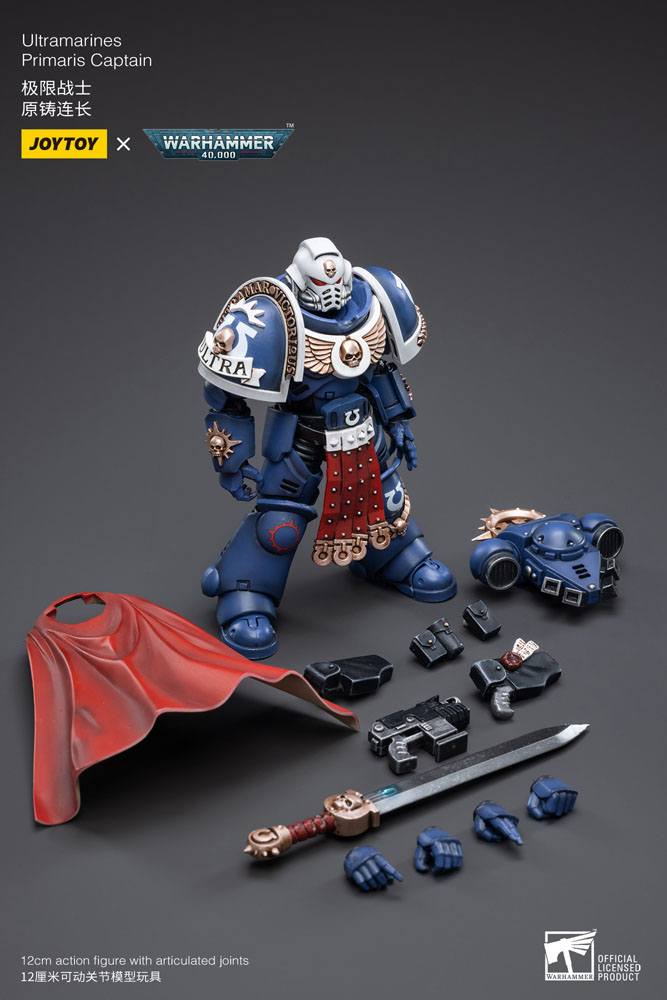 Ultramarines Primaris Captain Warhammer 40k 1/18 Figurka 12 cm - Image 8