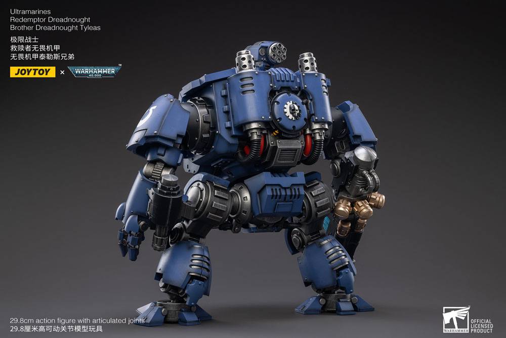 Ultramarines Redemptor Dreadnought Brother Dreadnought Tyleas Warhammer 40k 1/18 Figurka 30 cm - Image 12