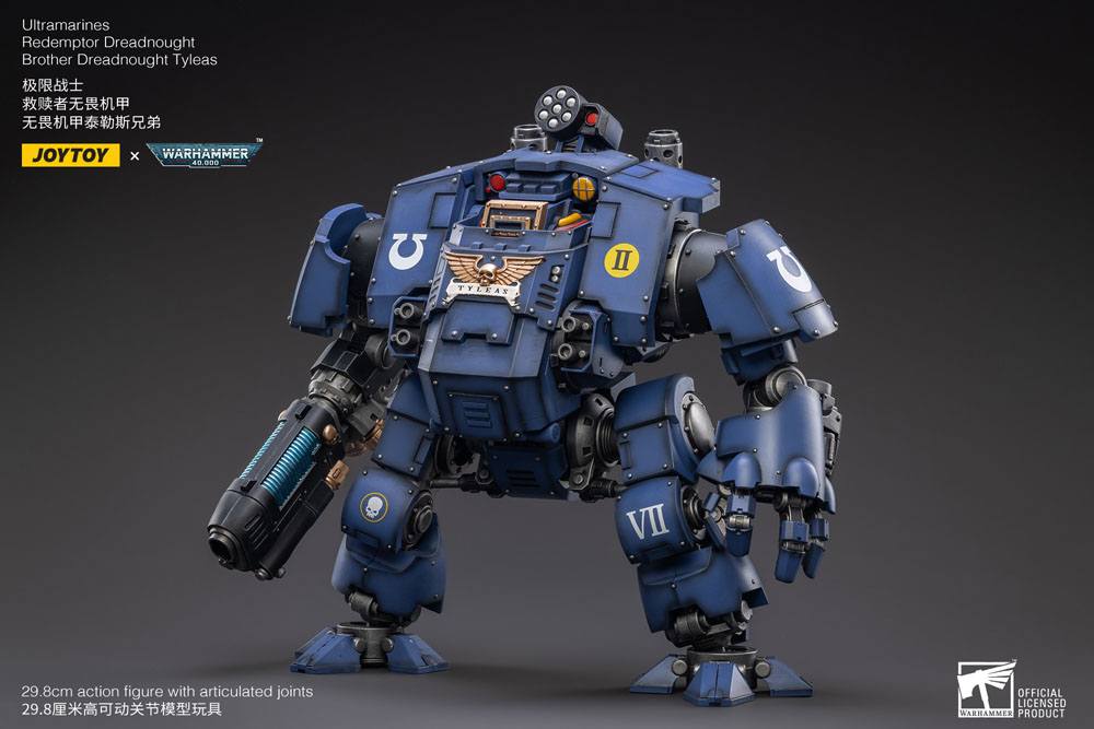 Ultramarines Redemptor Dreadnought Brother Dreadnought Tyleas Warhammer 40k 1/18 Figurka 30 cm - Image 3