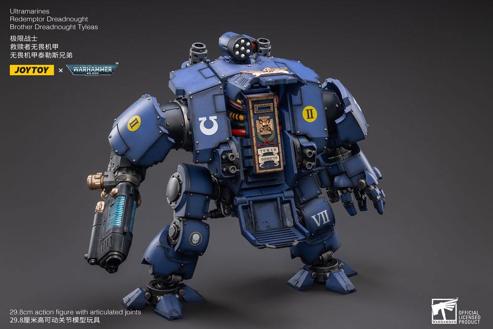 Ultramarines Redemptor Dreadnought Brother Dreadnought Tyleas Warhammer 40k 1/18 Figurka 30 cm - Image 4