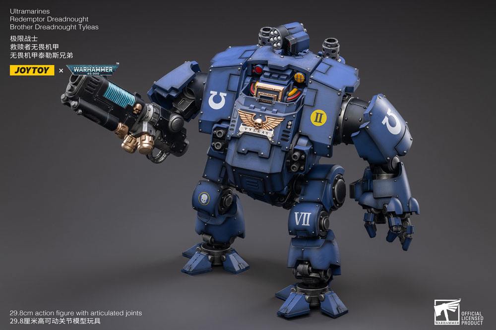 Ultramarines Redemptor Dreadnought Brother Dreadnought Tyleas Warhammer 40k 1/18 Figurka 30 cm - Image 5