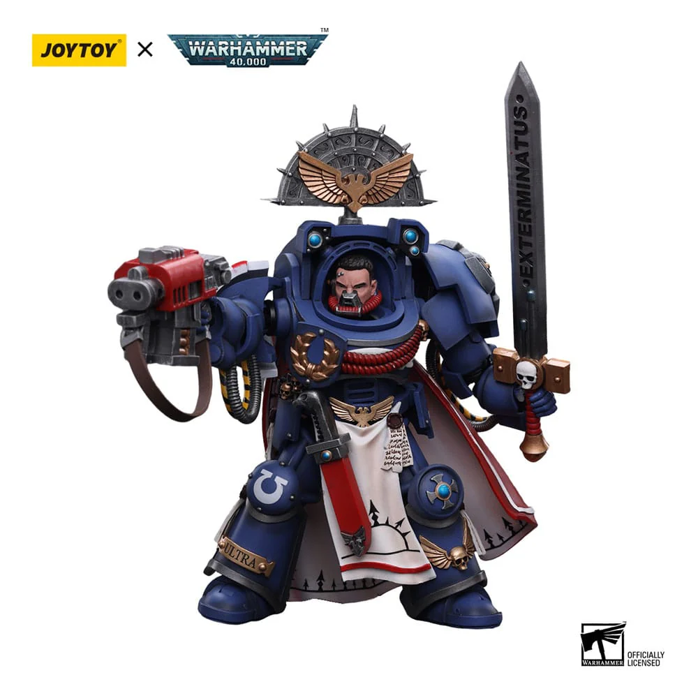 Ultramarines Terminator Captain Warhammer 40k 1/18 Figurka 12 cm - Image 3