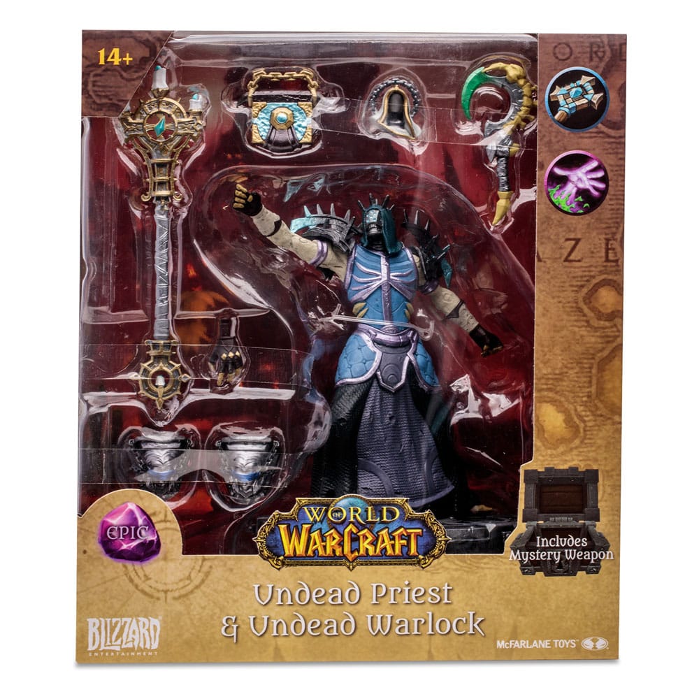 Undead Priest Warlock Epic World of Warcraft Figurka 15 cm - Image 9