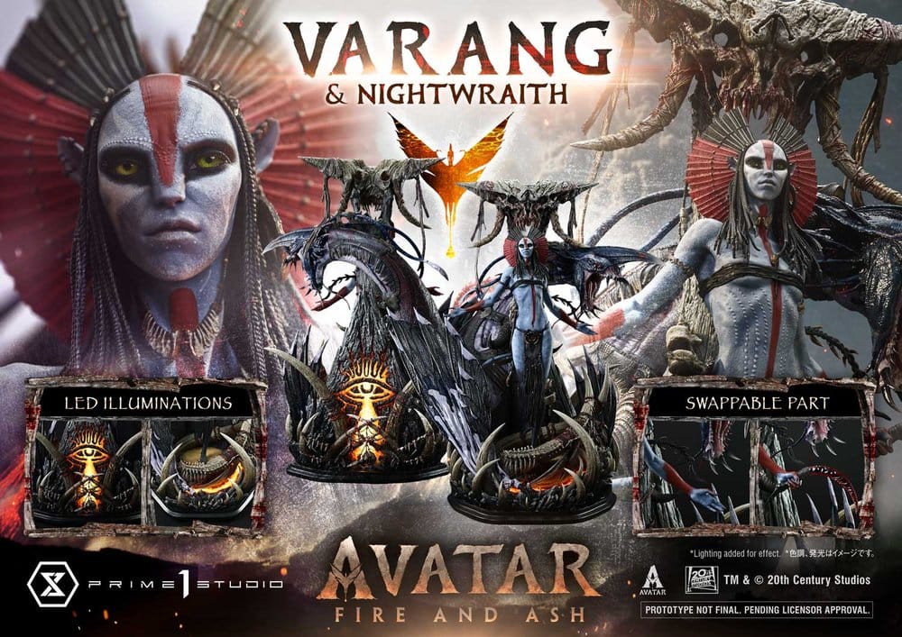 Varang & Nightwraith Avatar: Fire and Ash (Film) Real Elite Masterline Series Legacy Collection Bonus Version 1/4 Figurka 96 cm - Image 5