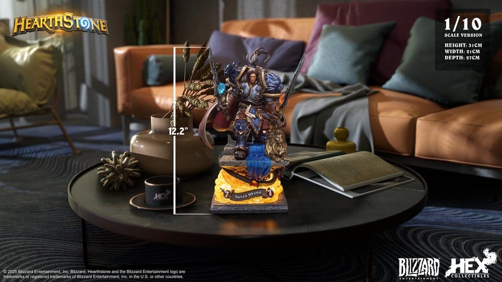 Varian Wrynn Hearthstone 1/10 Figurka 31 cm - Image 3