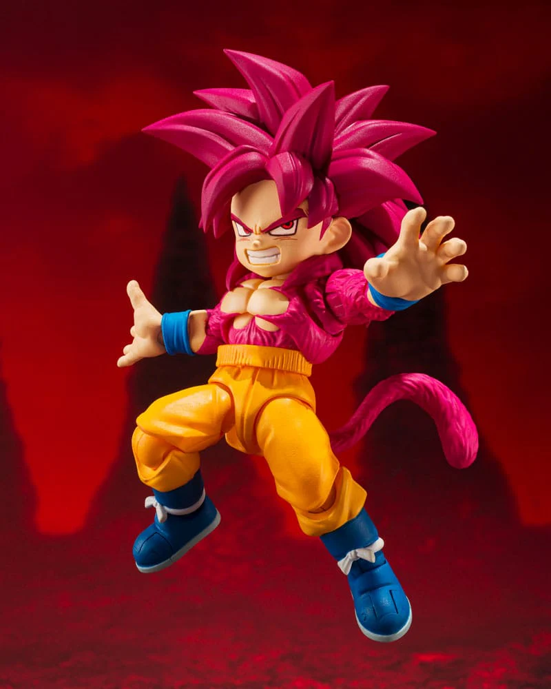 Son Goku Super Saiyan Level 4 Dragon Ball Daima S.H.Figuarts Figurka 8 cm - Image 4