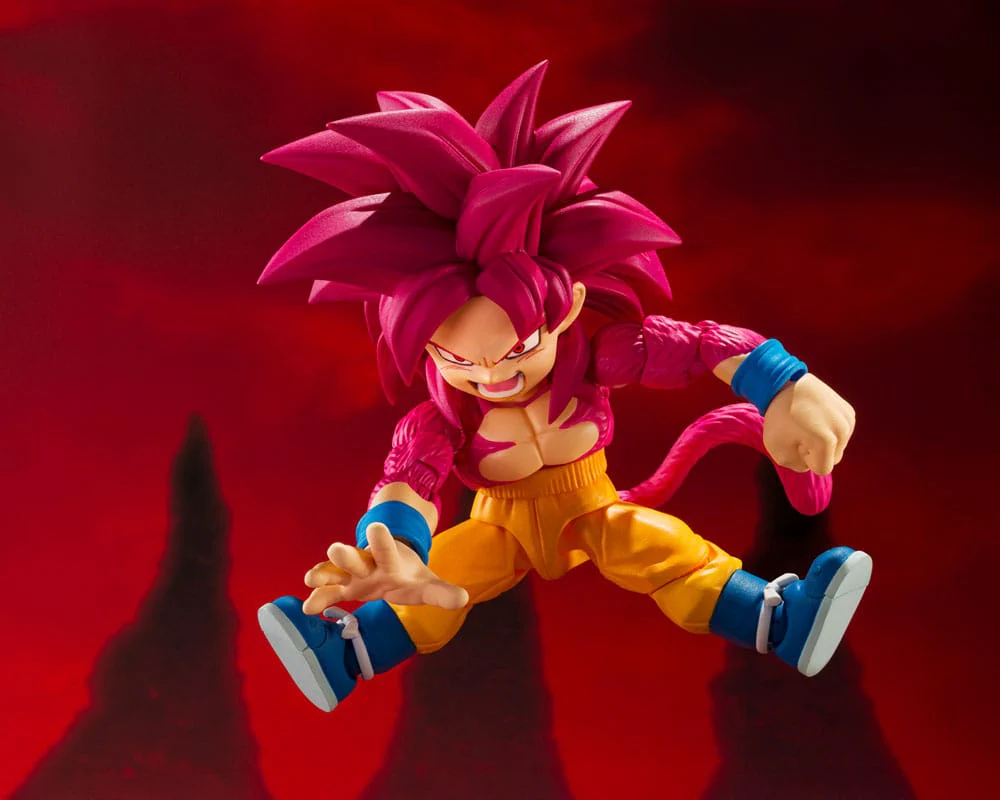 Son Goku Super Saiyan Level 4 Dragon Ball Daima S.H.Figuarts Figurka 8 cm - Image 5