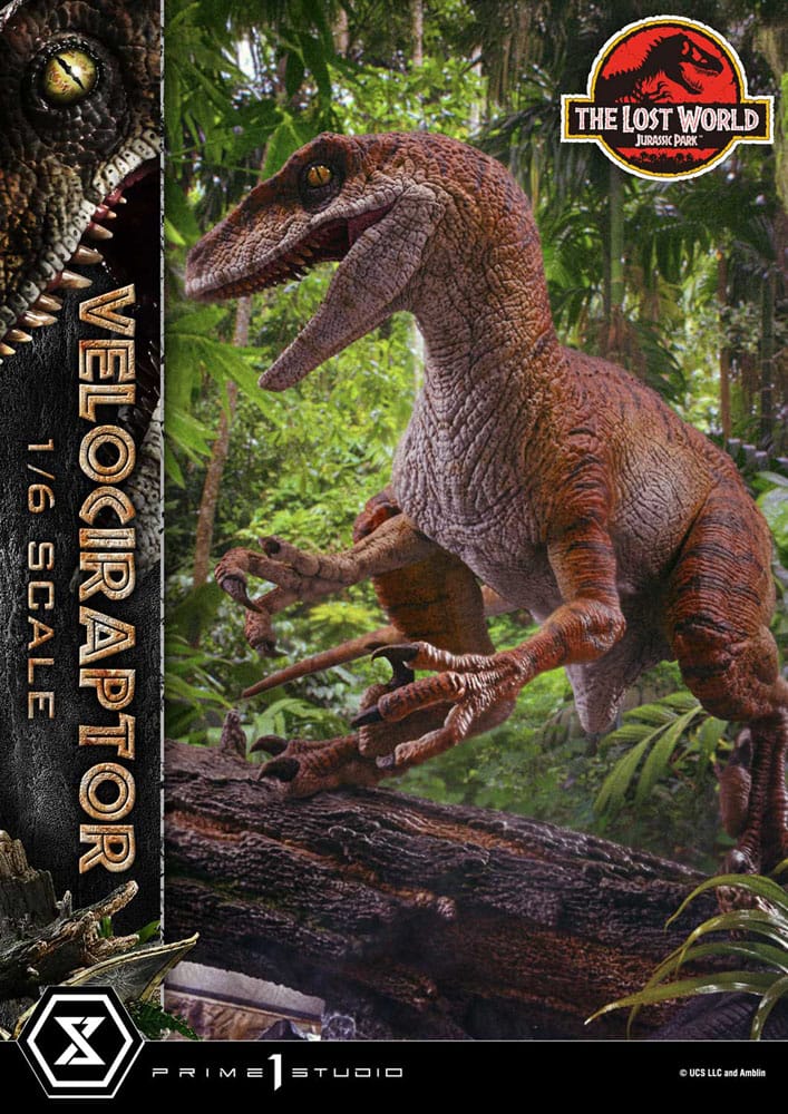 Velociraptor Jurassic Park II Legacy Museum Collection 1/6 Figurka 41 cm - Image 4
