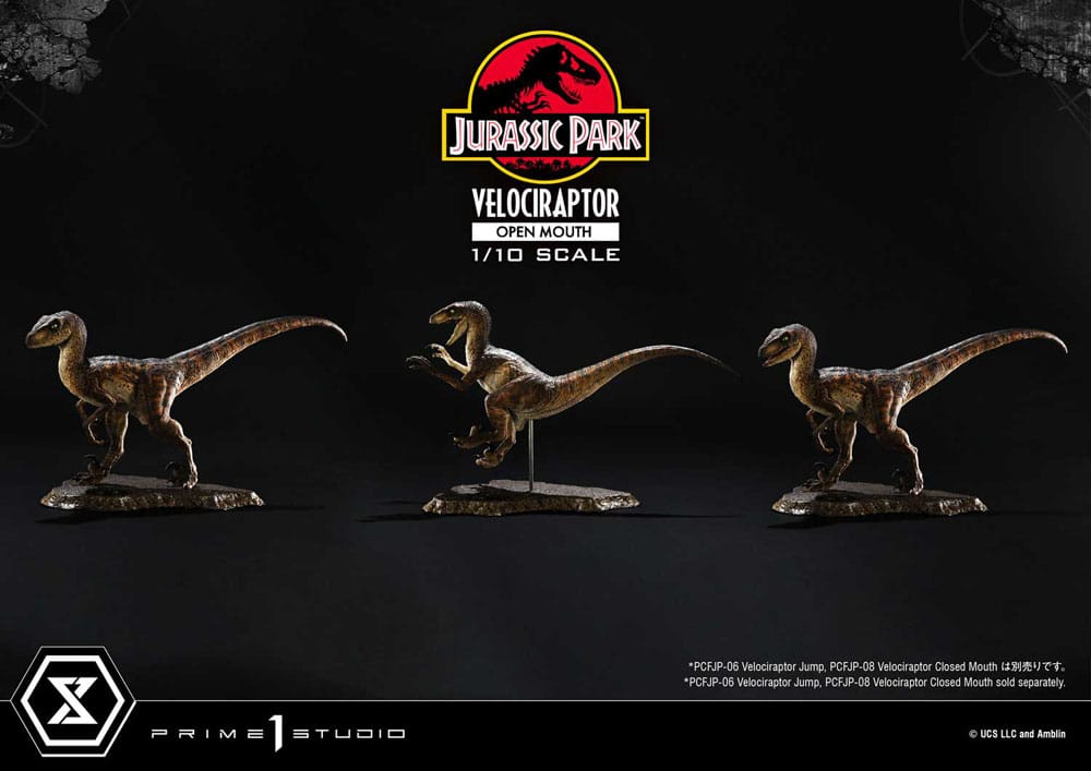 Velociraptor Open Mouth Jurassic Park Prime Collectibles 1/10 Figurka 19 cm - Image 13