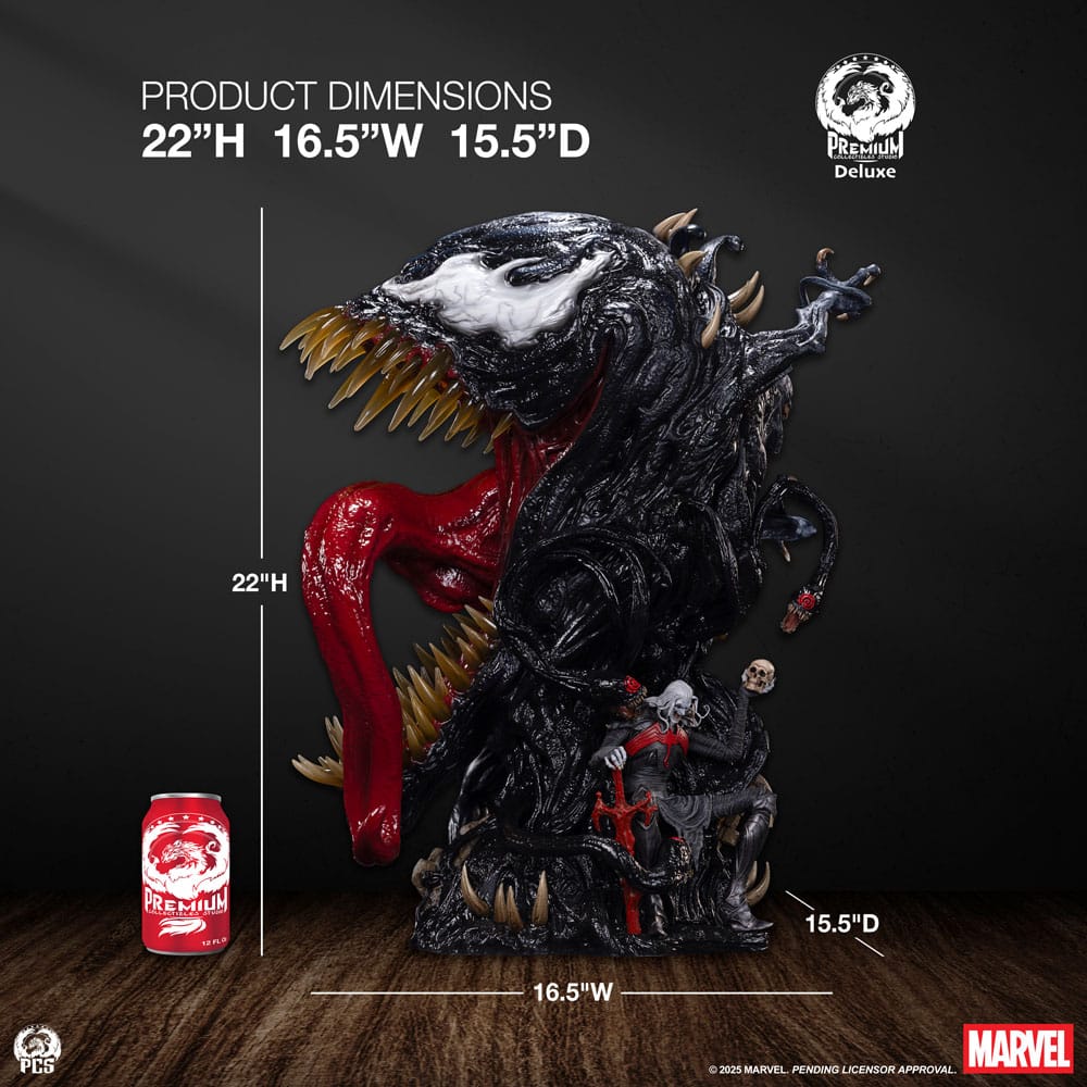 Venom Marvel Life-Size Fine Art Bust Deluxe Edition Figurka 56 cm - Image 21