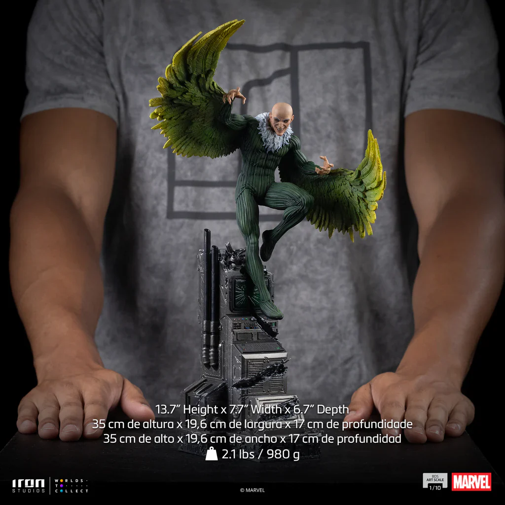 Vulture Marvel Spider-Man vs Villains Diorama BDS Art Scale 1/10 Figurka 35 cm - Image 13