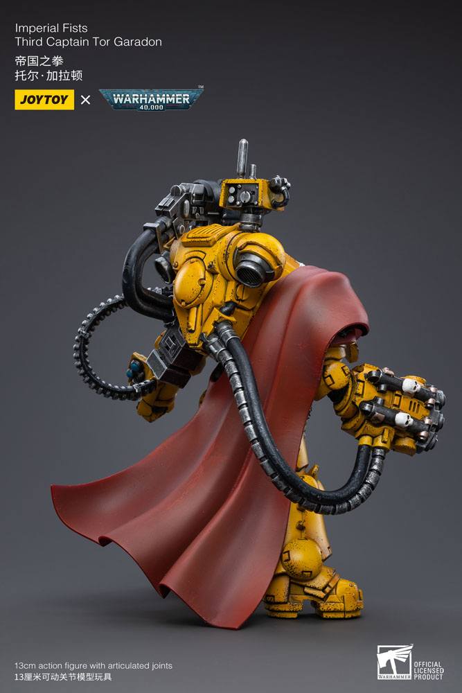 Warhammer 40k Action Figure 1/18 Imperial Fists Third Captain Tor Garadon 13 cm - Image 4