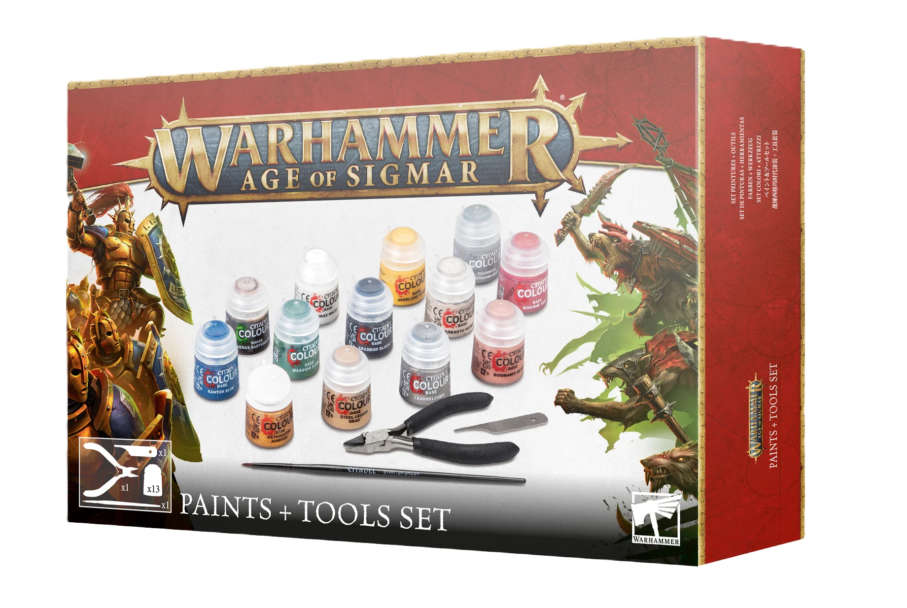 Warhammer Age of Sigmar Paint and Tools Starter Set