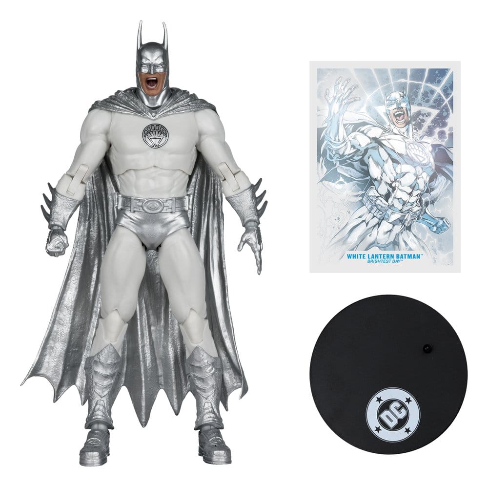 White Lantern Batman Brightest Day DC Multiverse Red Platinum Edition Figurka 18 cm - Image 2