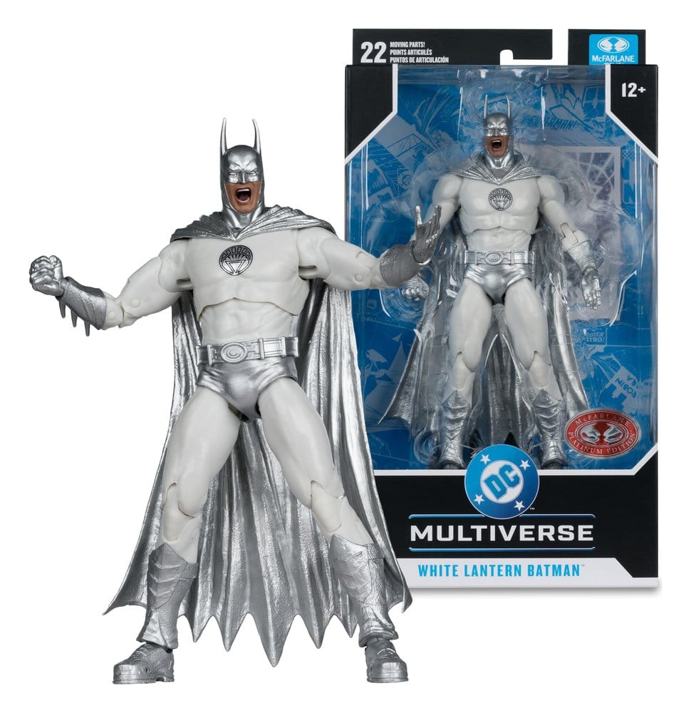 White Lantern Batman Brightest Day DC Multiverse Red Platinum Edition Figurka 18 cm - Image 4