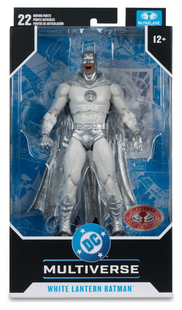 White Lantern Batman Brightest Day DC Multiverse Red Platinum Edition Figurka 18 cm - Image 7