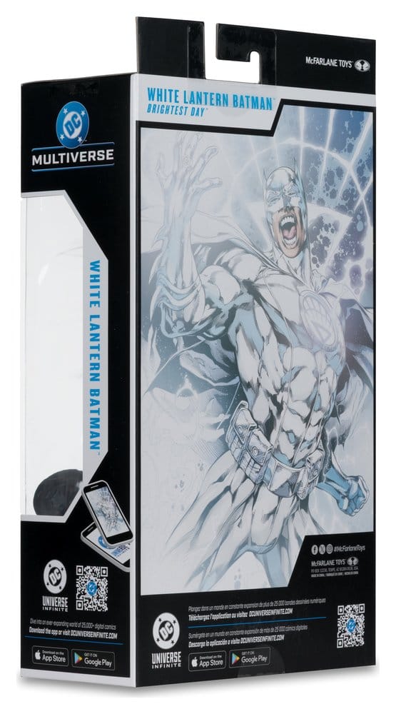 White Lantern Batman Brightest Day DC Multiverse Red Platinum Edition Figurka 18 cm - Image 9
