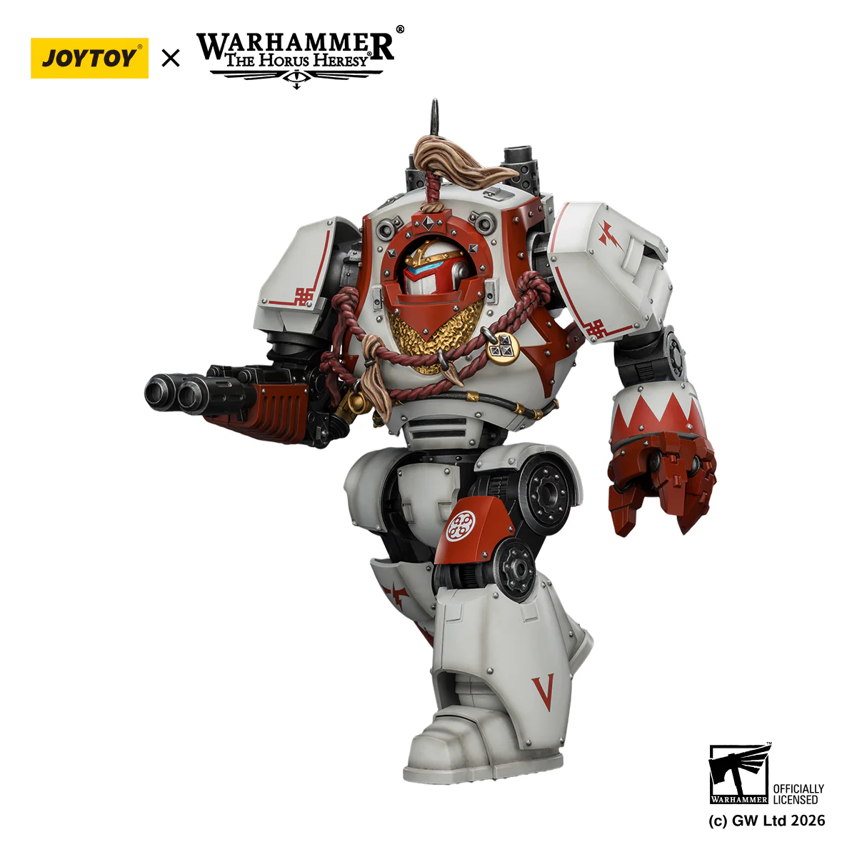 White Scars Contemptor Dreadnought with Melta Cannon and Gravis power fist Warhammer 40k 1/18 Figurka 23 cm - Image 2