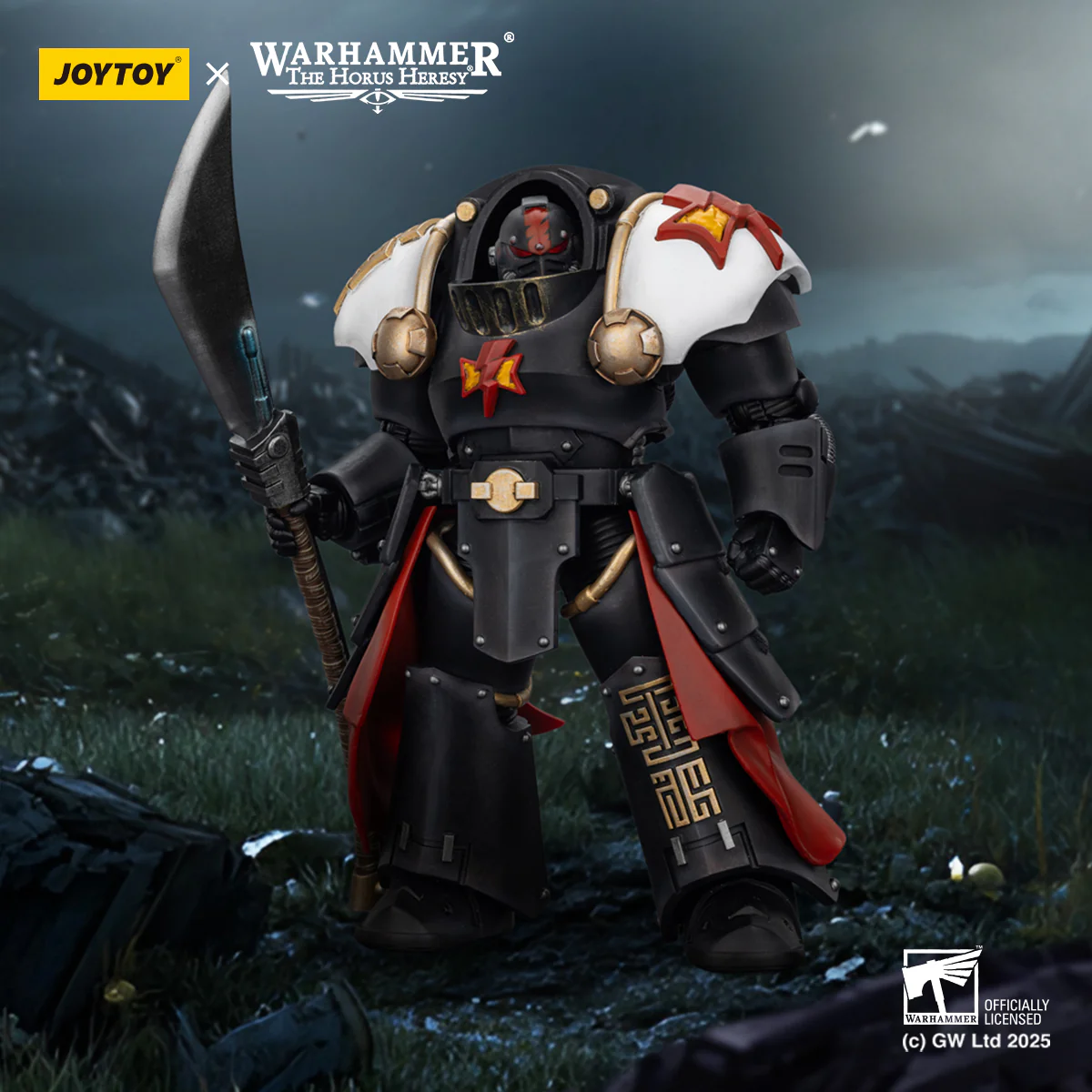 White Scars Ebon Keshig Terminator 2 with Power Glaive Warhammer 40k 1/18 Figurka 13 cm - Image 11
