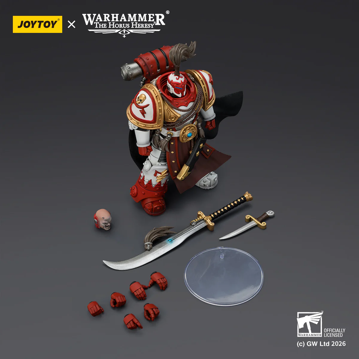 White Scars Hibou Khan, Seeker of Atonement, with powersword ‘The Breath of theStorm’ Warhammer 40k 1/18 Figurka 12 cm - Image 10
