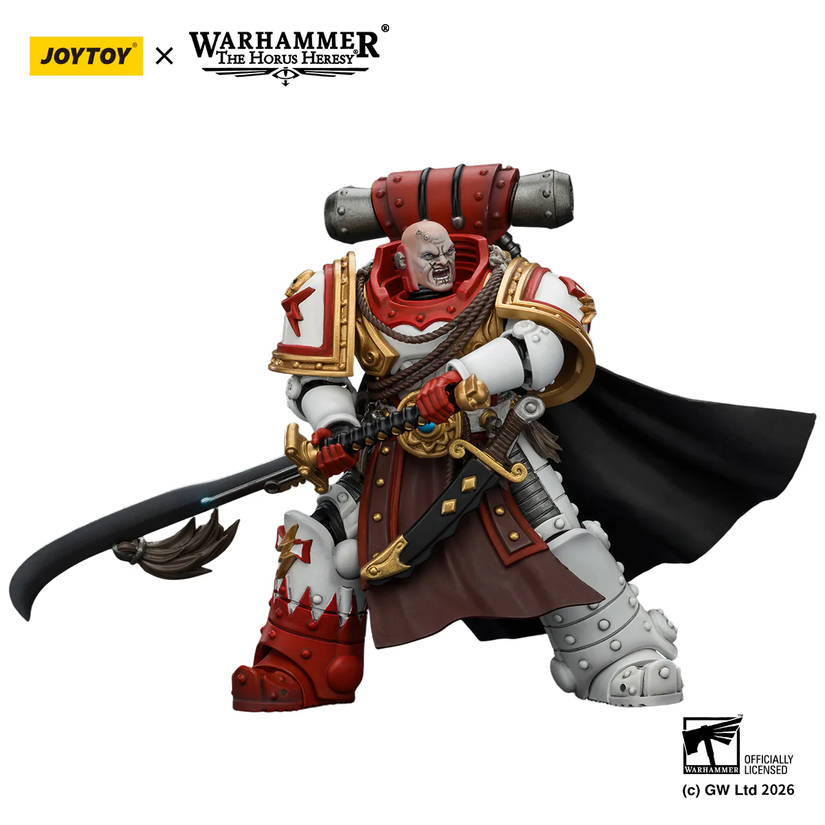 White Scars Hibou Khan, Seeker of Atonement, with powersword ‘The Breath of theStorm’ Warhammer 40k 1/18 Figurka 12 cm - Image 2