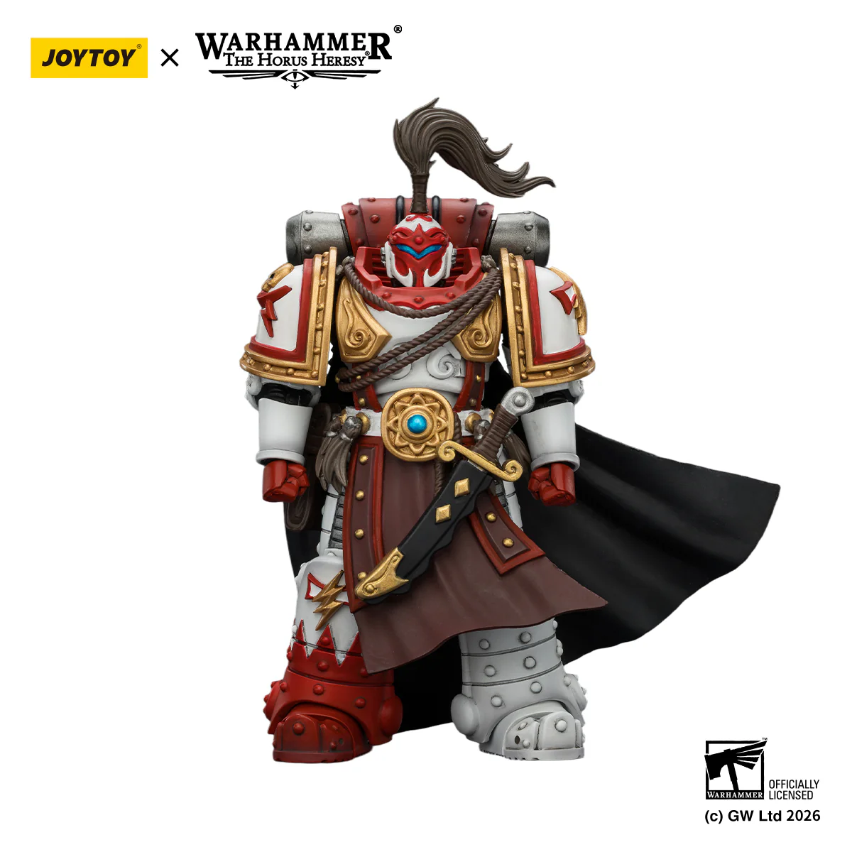 White Scars Hibou Khan, Seeker of Atonement, with powersword ‘The Breath of theStorm’ Warhammer 40k 1/18 Figurka 12 cm - Image 3