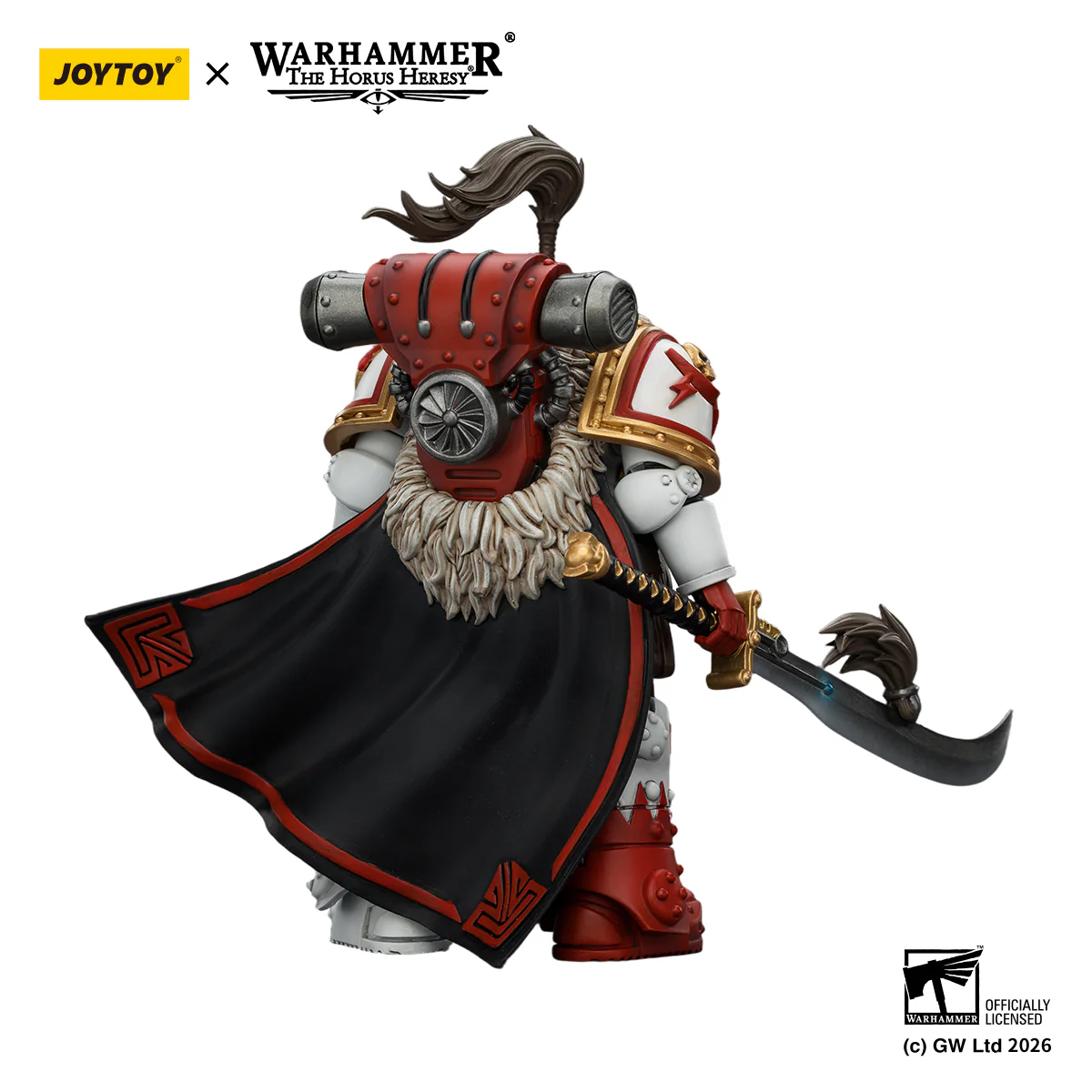 White Scars Hibou Khan, Seeker of Atonement, with powersword ‘The Breath of theStorm’ Warhammer 40k 1/18 Figurka 12 cm - Image 4