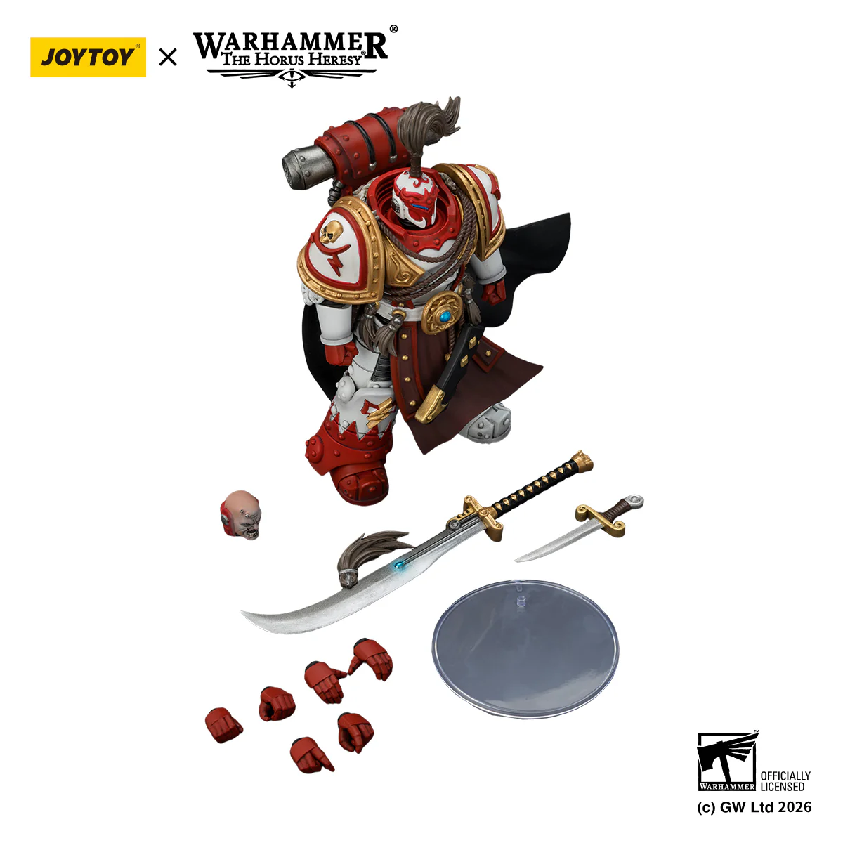 White Scars Hibou Khan, Seeker of Atonement, with powersword ‘The Breath of theStorm’ Warhammer 40k 1/18 Figurka 12 cm - Image 5