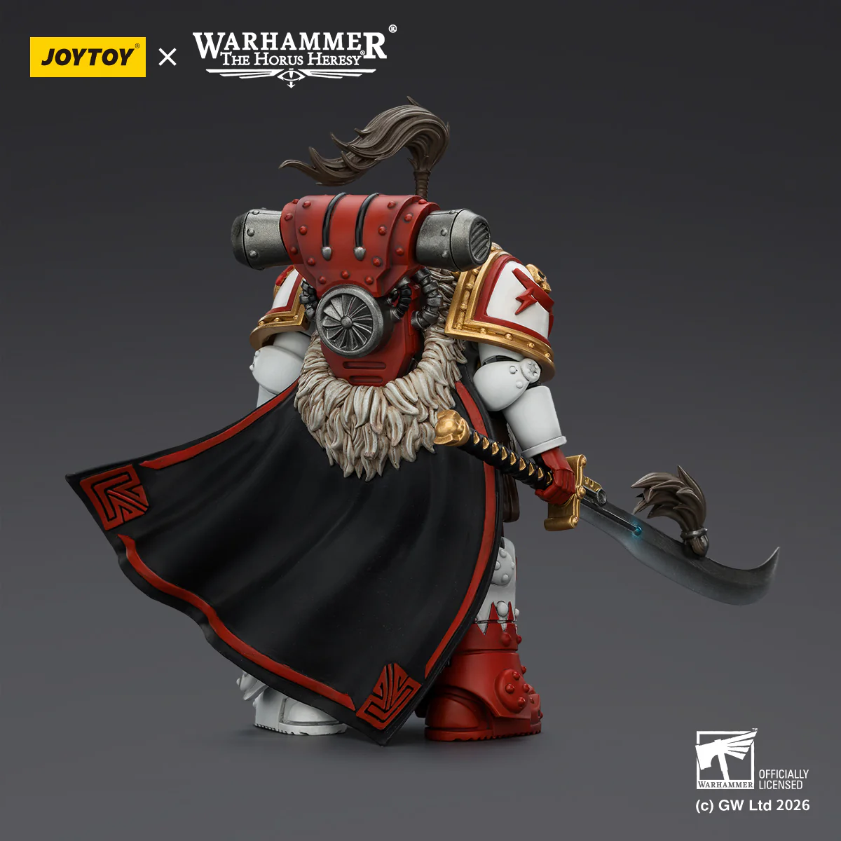 White Scars Hibou Khan, Seeker of Atonement, with powersword ‘The Breath of theStorm’ Warhammer 40k 1/18 Figurka 12 cm - Image 7