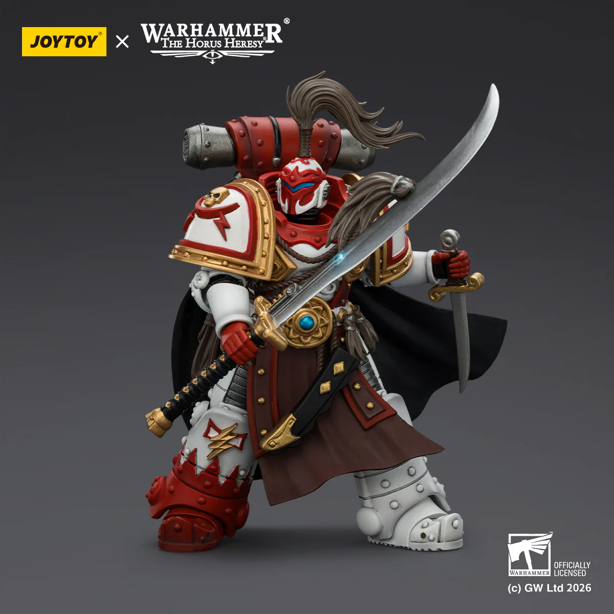 White Scars Hibou Khan, Seeker of Atonement, with powersword ‘The Breath of theStorm’ Warhammer 40k 1/18 Figurka 12 cm - Image 8