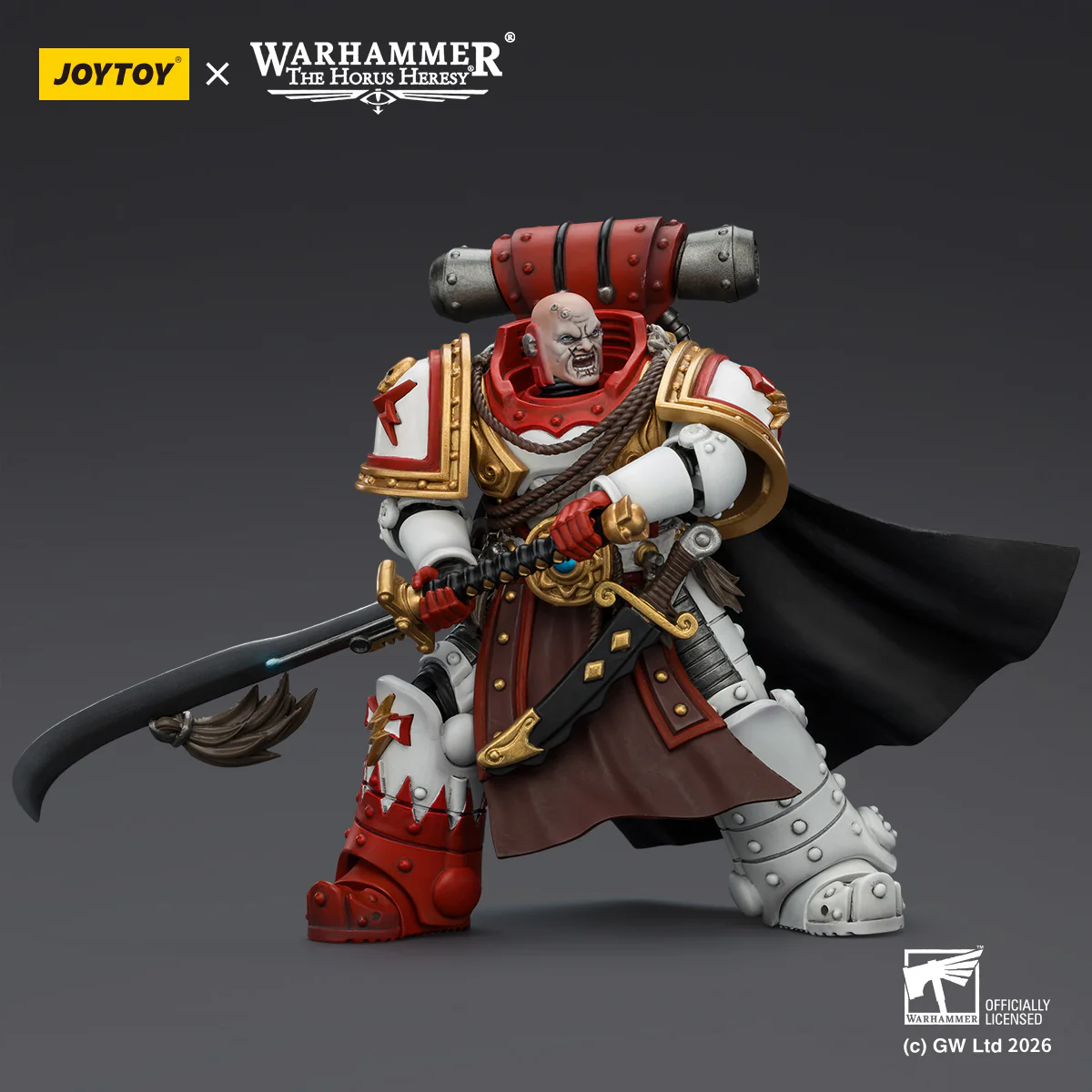 White Scars Hibou Khan, Seeker of Atonement, with powersword ‘The Breath of theStorm’ Warhammer 40k 1/18 Figurka 12 cm - Image 9