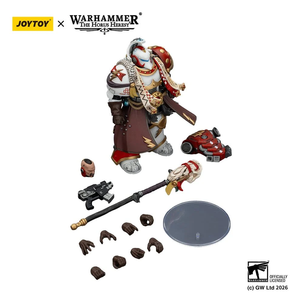 White Scars Stormseer Consulwith Force Staff and Bolt Warhammer 40k Figurka 12 cm - Image 5