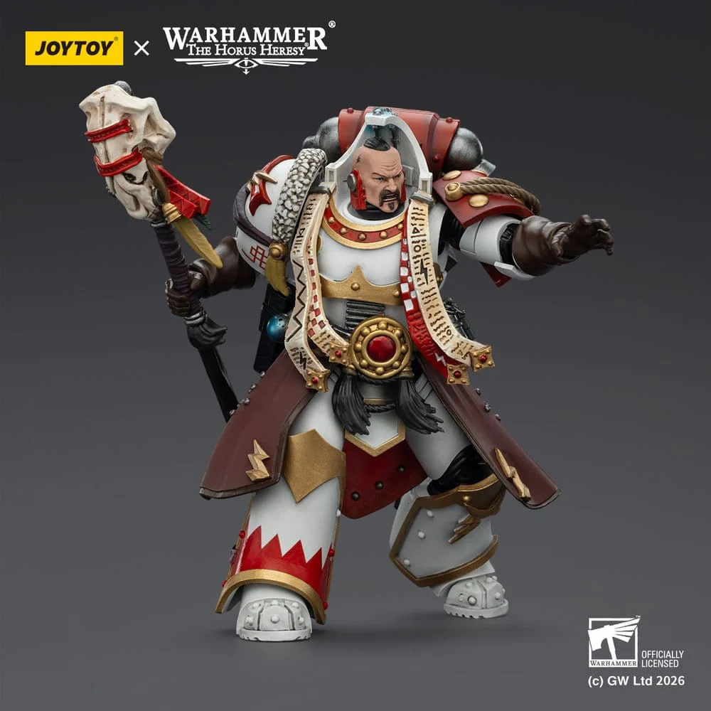 White Scars Stormseer Consulwith Force Staff and Bolt Warhammer 40k Figurka 12 cm - Image 9